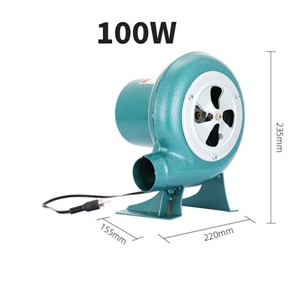 Multifunksjonell BBQ Blåser Vifte Ildblåser for Restauranter og Metallsmelting Multicolor 100W