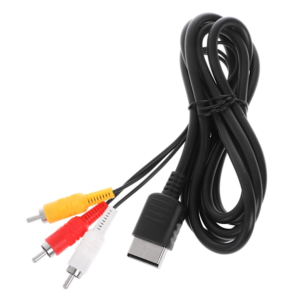 1.8M/6FT Full Pin Komposit RCA AV-kabel Stereo Komposit Ljud Video TV Adapterkabel För Sega Dreamcast för DC AV-kabel