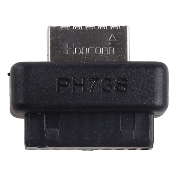 USB 3.0 Intern Header till USB 3.1/3.2 Typ C Front Typ E Adapter 20pin till 19pin Converter för PC Moderkortskontakt