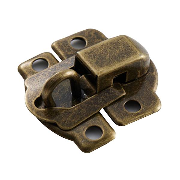 10 st Antika Haspar Möbelspänne Dekorativ Hasp Retro Smyckeskrin Spärr för skåplåda Trähantverk Slitstark White nickel
