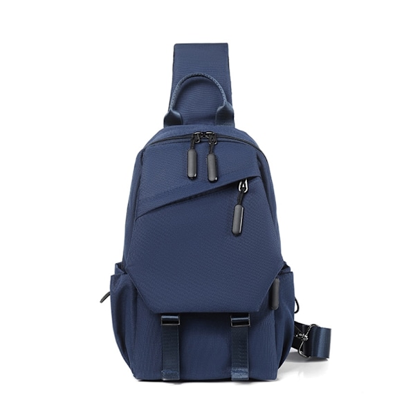 Sling Crossbody-väska för män Dam Axelväska Casual Bröstväska Lätt Enkelrem Ryggsäck för Cykling Promenader Cykelturer