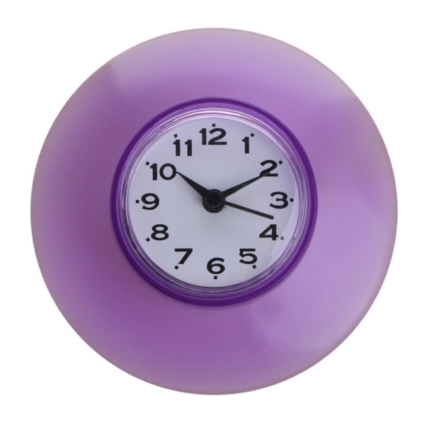 Silikon Badrum Kök Dusch Sugpropp Väggklocka Vattentålig Timer Glas