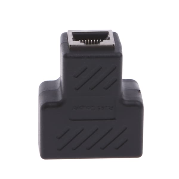 Ethernet Splitter Rj45 Kabelkobler 1 til 2 Hun Adapter Høj Hastighed Internet