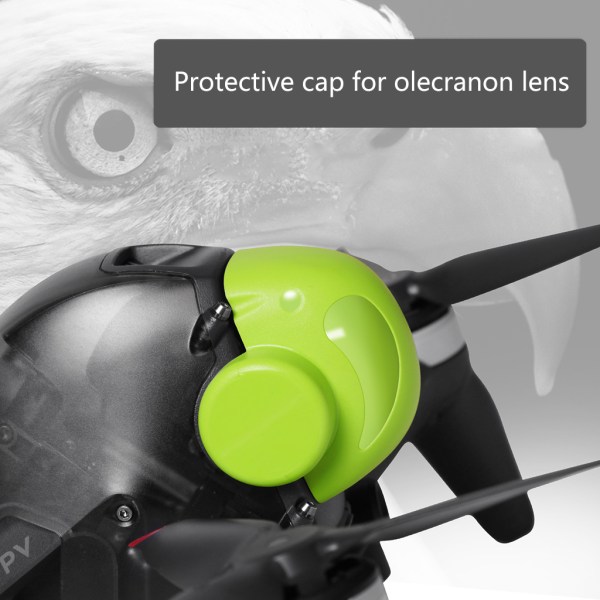 Plasttillverkad cover Kamera för FPV Hållbara tillbehör Nödvändig fotografiutrustning Green