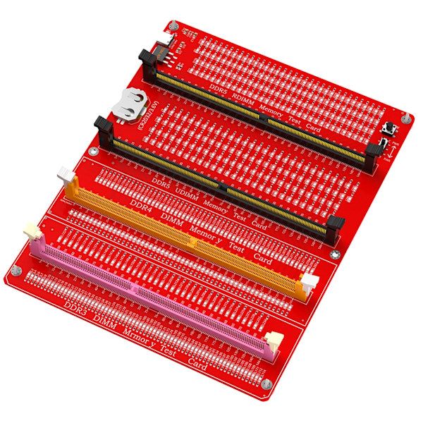 DDR3 DDR4 DDR5 RDIMM/UDIMM Minnetestenhet for datasystemer