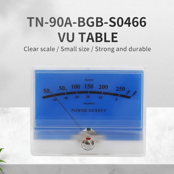 VU Meter DB Panel - Lydnivåindikator for opptaksstudio hjemmebil