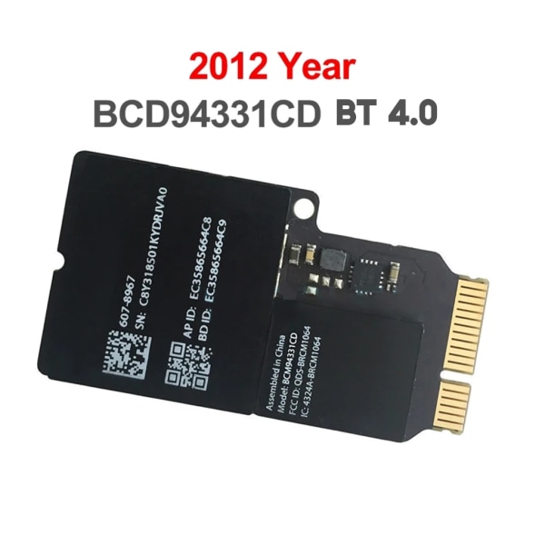 Original trådlöst wifi-kort för iMac- 21"/27" A1418 A2116 A1419 A2115 (2012-2019) BCM94360CDP BCD94331CD BCM943602CDP C