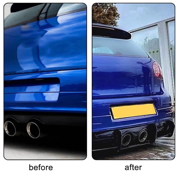 Bil Bakre Støtfanger Diffuser Spoiler Splitter Auto Trim for Golf MK5 2005-2009