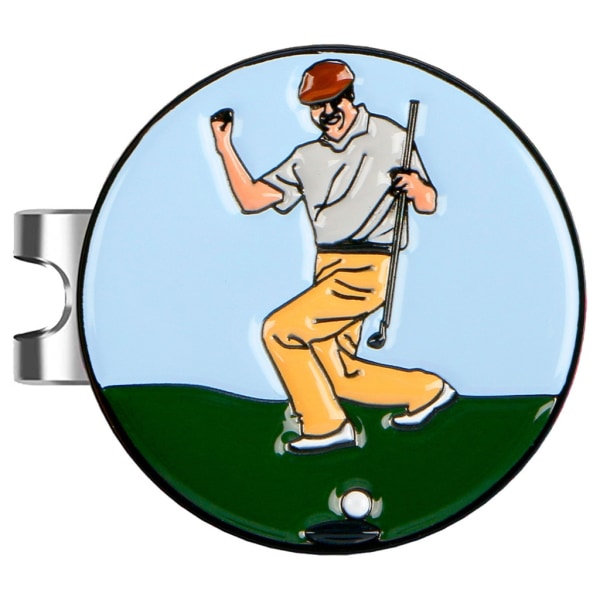 Golfbollsmarkörer för män kvinnor, avtagbar fästes enkelt på golfhatt, golfbollsmarkör med standard magnetisk hattklämma 5