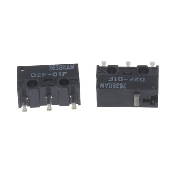 2 st D2F-01F Mus Mikrobrytare Snabb Respons 20M Klick 3Pin För G502 GPW