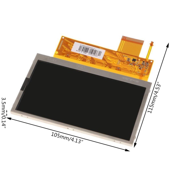 Reparationsdelar för LCD-skärmpaneler med bakgrundsbelysning för PSP 1000