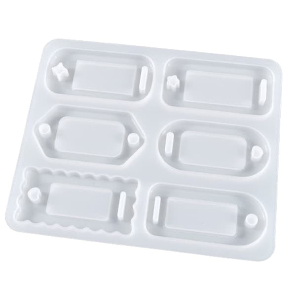 Örhänge Dangler Forma Silikonform Set Epoxihartsformar Nyckelring Form