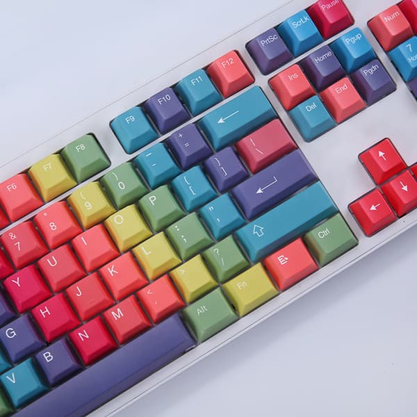 114 Taster PBT Dye Subbed Keycap Cherry Profil For MX Switch Cloner Mekanisk