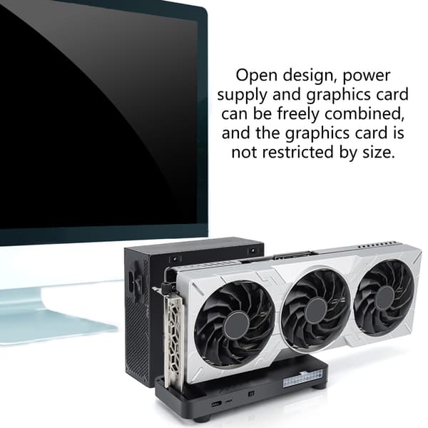 USB4.0 Typ C Extern GPU-docka med 40 Gbps Hastighet Stöder RTX3060 & GTX1060