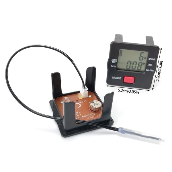 LCD-skjerm skritteller for treningsutstyr