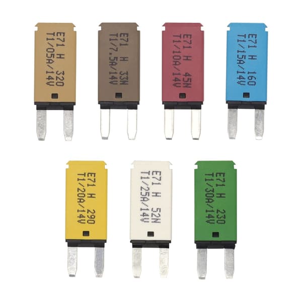 Stærk TPE PVC Sikringsholder Automatisk Reset Strømafbryder til 14VDC Systemer