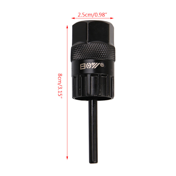 MTB Bike Cykel Cykling Svänghjul Ta bort socket Guiding Stick Reparationsverktyg