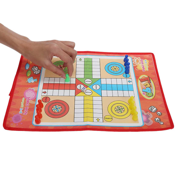 Klassiskt flygschackspel för barn Non-woven schackbräde Modernt Ludo Schack Familjefest Roligt brädspel Flygplanschack