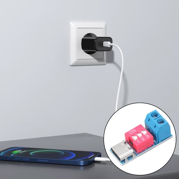 Holdbar USB C PD Trigger Board til alsidige hurtigopladningsapplikationer