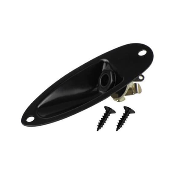 Professionell Båtstil 1/4\" Gitarr Pickup Output Input Krom Jack Plug Socket för Strat Elgitarrdelar