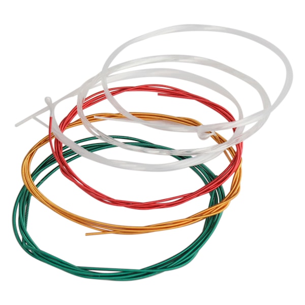 Paket med 6, IRIN C105 klassiska gitarrsträngar Nylon Färgglad belagd kopparlegeringslindad