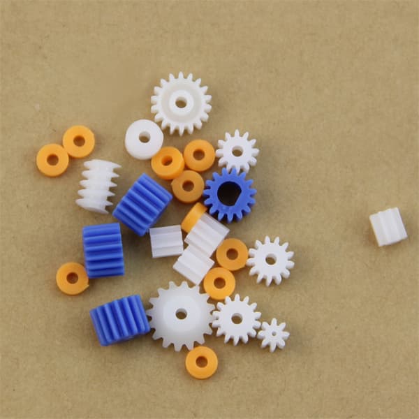 16 slags akselgear Spindelgear Gear-B 2MM 2.3MM 3MM 3.17MM 4MM Orm Plast