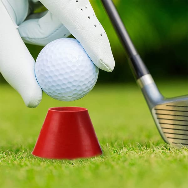 2 sæt indendørs gummi vinter golf tees golfboldholdere til golfslagmåtter