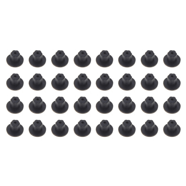 Brännare Galler Gummifötter Kit Stötfångare Värmebeständiga Silikonkuddar Passar för WB02T10461 AP26 Gasspis Brännare Galler Del