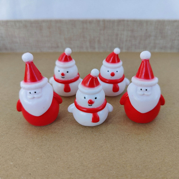 Tomteminiatyrer Ornament Jul Dockhus Födelsedagspresent Skrivbord Dekor Juldekorationer Miniatyr Santa Claus