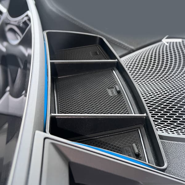 Dashboard Opbevaringsboks Bag Skærm ABS+PVC Dashboard Organizer til Køretøjer