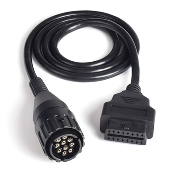 10-Pin OBD till 16-Pin OBD2 Diagnostisk Adapter Kontakt Kabel Scanner Verktyg för