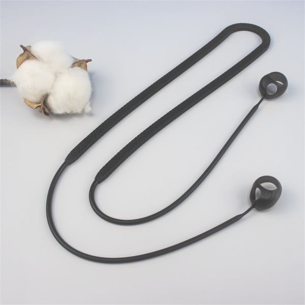 Vattentät anti-tappad nackrem Lanyard Trådlös Bluetooth-kompatibel hörlurskabel Repsladd Kompatibel för WF-1000XM5 Black