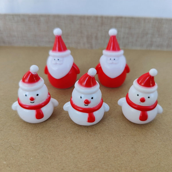 Tomteminiatyrer Ornament Jul Dockhus Födelsedagspresent Skrivbord Dekor Juldekorationer Miniatyr Santa Claus