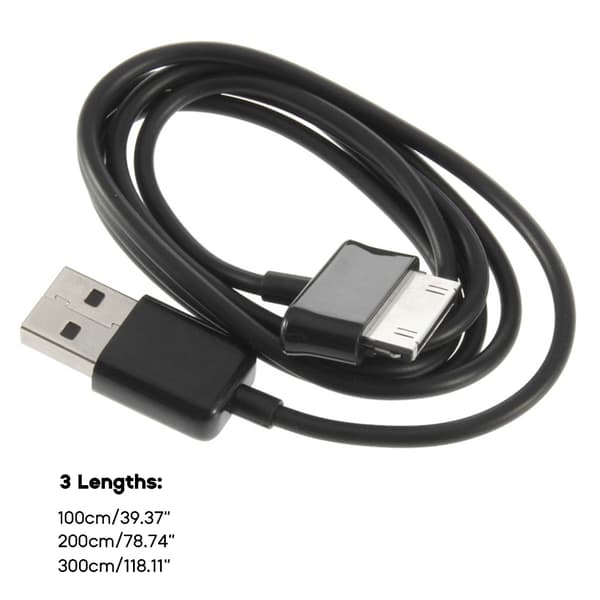 Strømladekabel synkroniseringsdatakabel for Galaxy Tab P3100 P3110 GT-P5100 P5110 1m