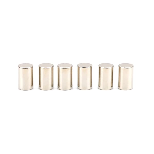 6 st gitarrhumbucker-pickup-poler magnetiska stavar järngitarr-pickup-poler