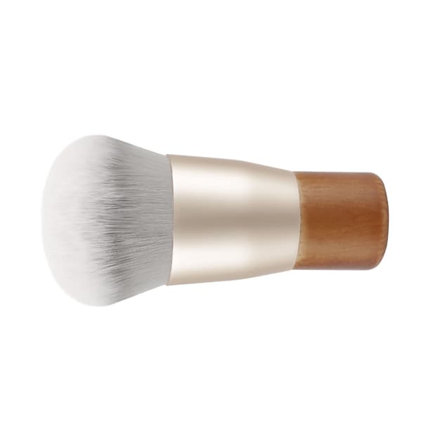 Blød fiber oval ansigtsmakeupværktøj, blending, buffing concealerbørste til kvinder