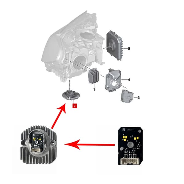 Helppo asennus DRL LED-levy 530i 2017-2020 autotarvikkeisiin