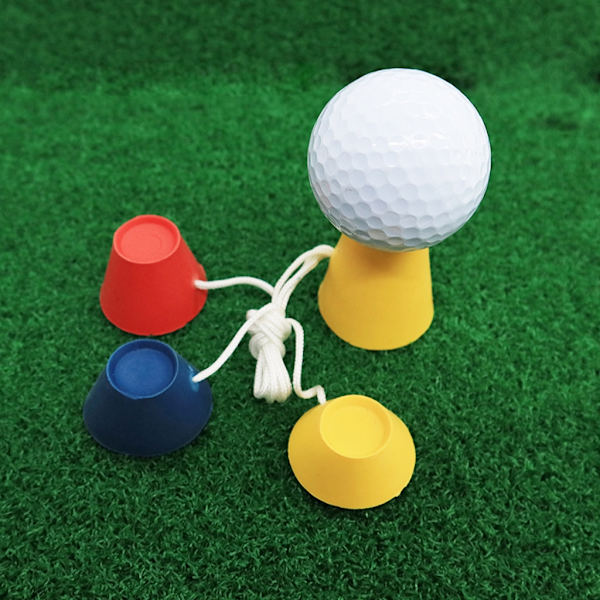 2 sæt indendørs gummi vinter golf tees golfboldholdere til golfslagmåtter