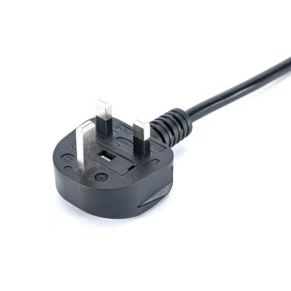 Britisk standard 2-pinners strømledning med 8-formede kontakter 1,5M for elektronikk