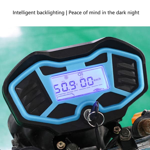 Vattentät Motorcykelmätare PC LCD-Panel Uppgraderingar För Elektriska Trehjulingar Meter strap lock