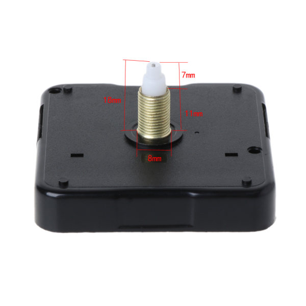 DIY Quartz Clock Movement Silent Kit Set Batteridriven mekanism för inomhus utomhus för tidsklockor användning null - 64