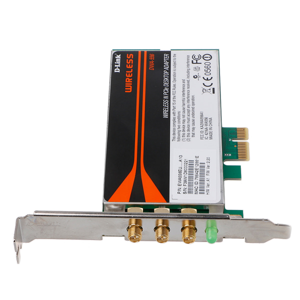 DWA-556 Wireless N PCI-E Desktop Adapter WiFi-kort låg profil