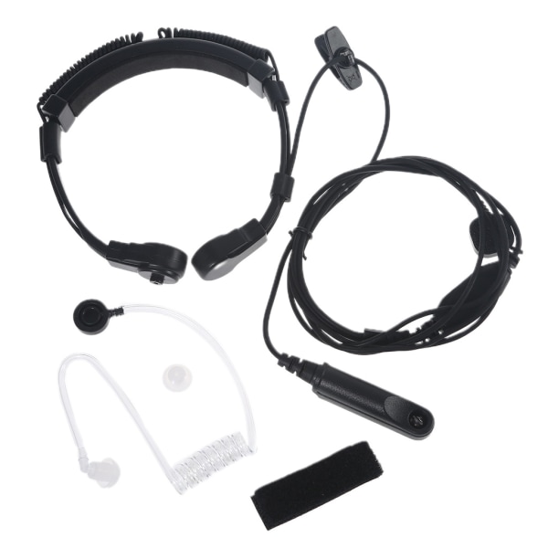Kuuma radiopuhelimen teleskooppinen kurkkuvärähtelymikrofoni kuulokkeet UV-9R Plus BF-9700 BF-A58 UV-XR UV9R GT-3WP radiopuhelimelle