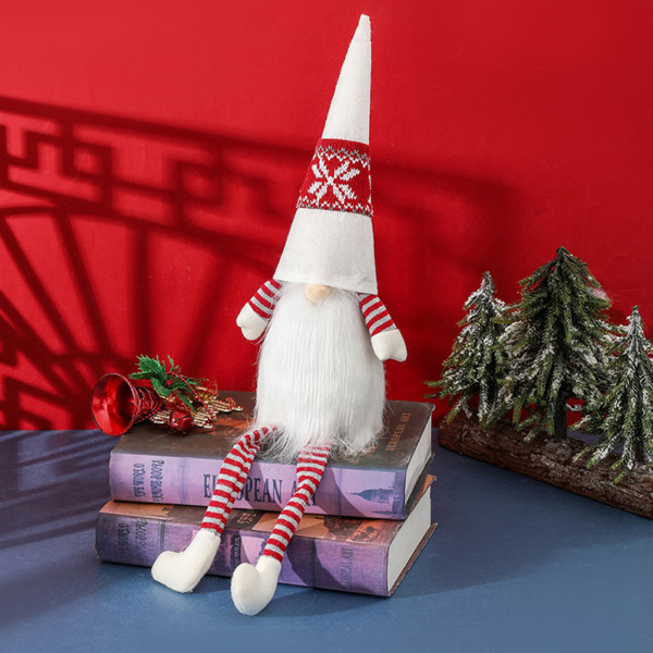 Christmas Gnome Handgjord svensk skandinavisk Tomte Nisse Nordic Gnomes Figurine Red