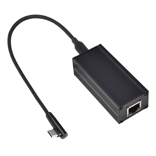 10/100 Mbps PoE til USB C-konverter til smartphone USB C til Ethernet-adapter