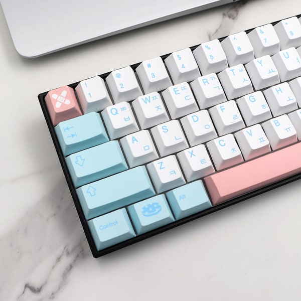 135 nycklar Keycaps Tjock PBT Femsidig Sublimation Cherry Höjd För MX Switchar för 61 64 84 87 96 Layout Dye Sub Keycap Korea