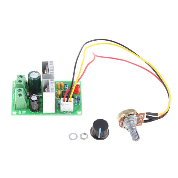 Hastighetsregulator Kontrollbrytare 3A 12V/24V/36V Pulsbredds PWM för DC-motor