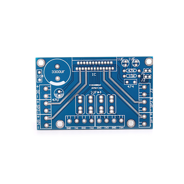 TDA7388 Effektförstärkarkort Fyrkanal 4x41W för DC 12V-14.5V PCB Bart Kort