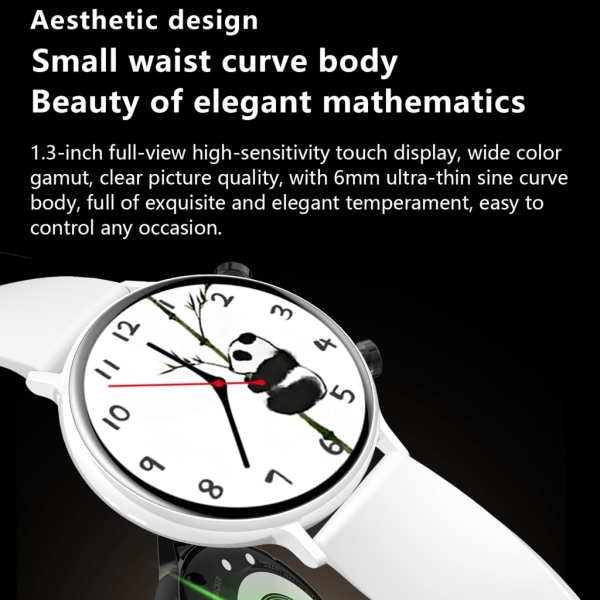 GW33 Smart Watch Watch Puls Blodtryckssyremätare Armbandsur för telefon med stegräknare för vuxen Gold