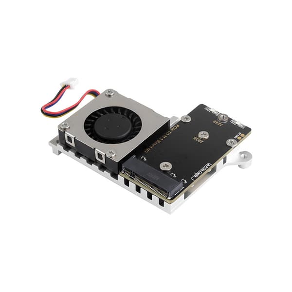 PCIe til M.2 Udvidelseskort med SSD Køleventilator Support til Raspberry Pi 5